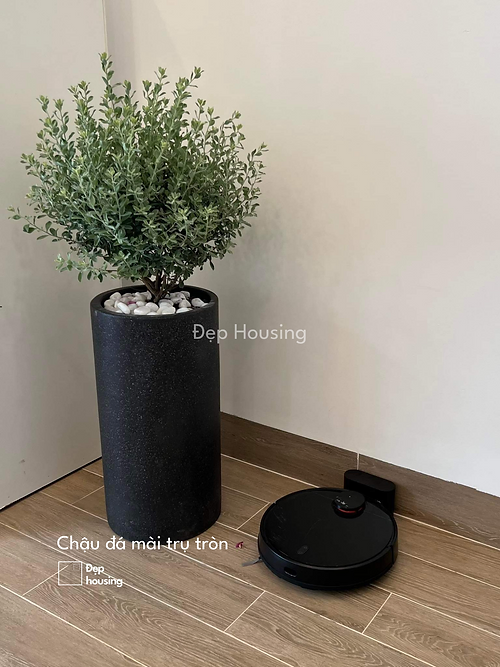 Tuyết sơn phi hồ – chậu đá mài trụ tròn Tuyết sơn phi hồ - chậu đá mài trụ tròn